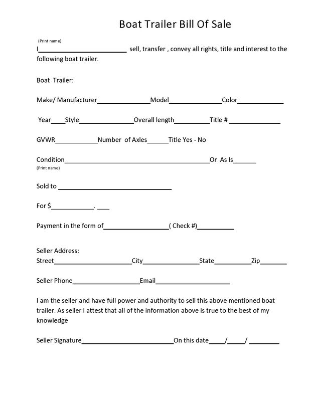 Tractor Proof Of Sale Type